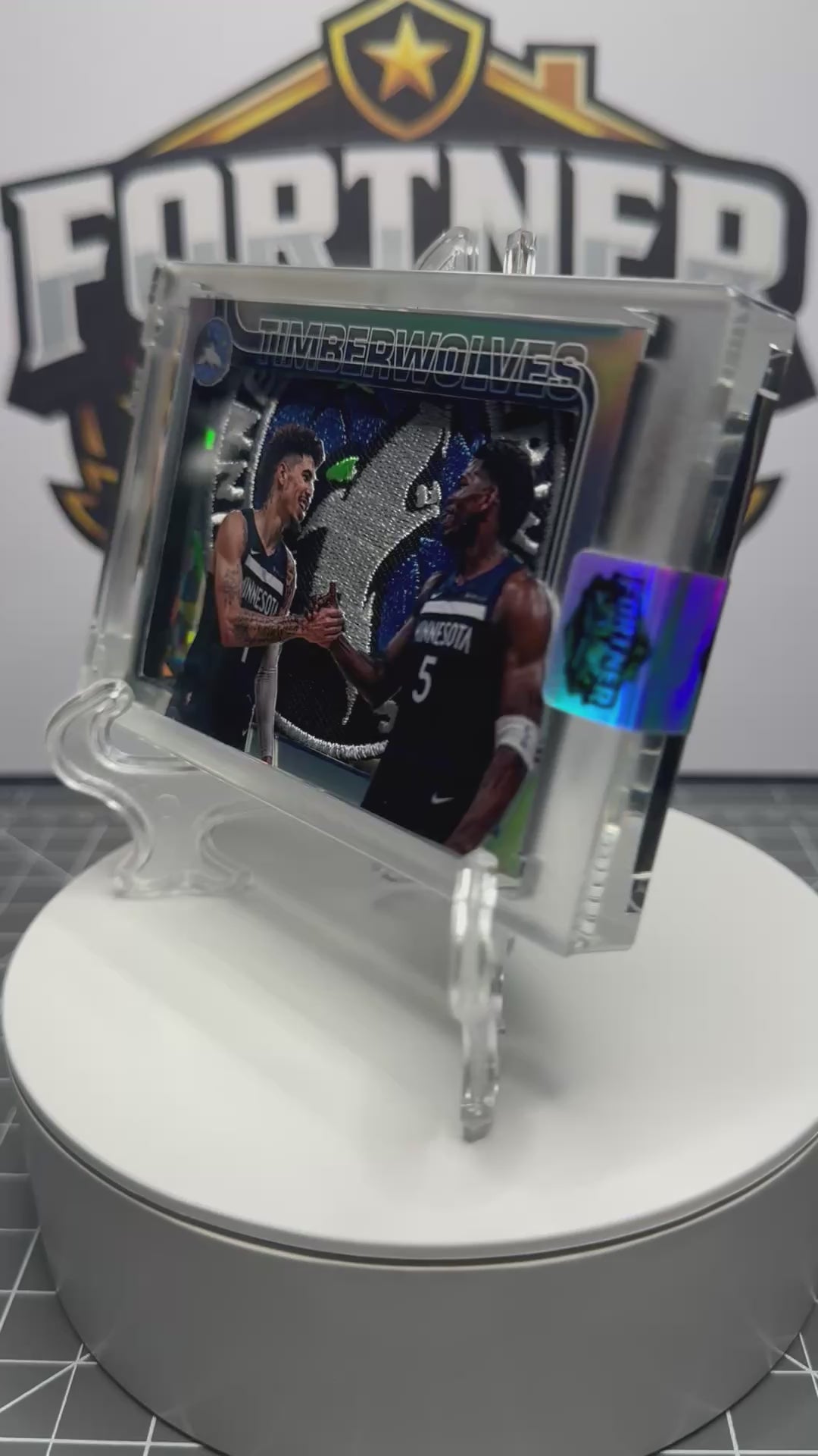 LaMelo Ball & Anthony Edwards | Minnesota Timberwolves | 1/1 Custom Card | New Era Edition