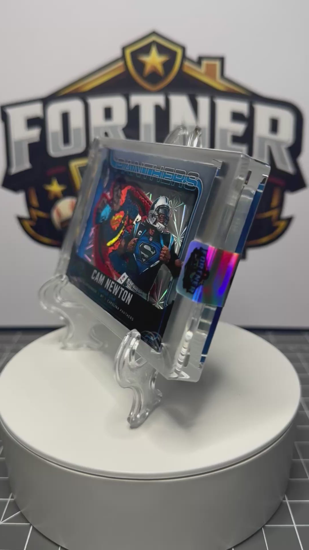 Cam Newton | Carolina Panthers | 1/1 Custom Card | Man of Steel Edition