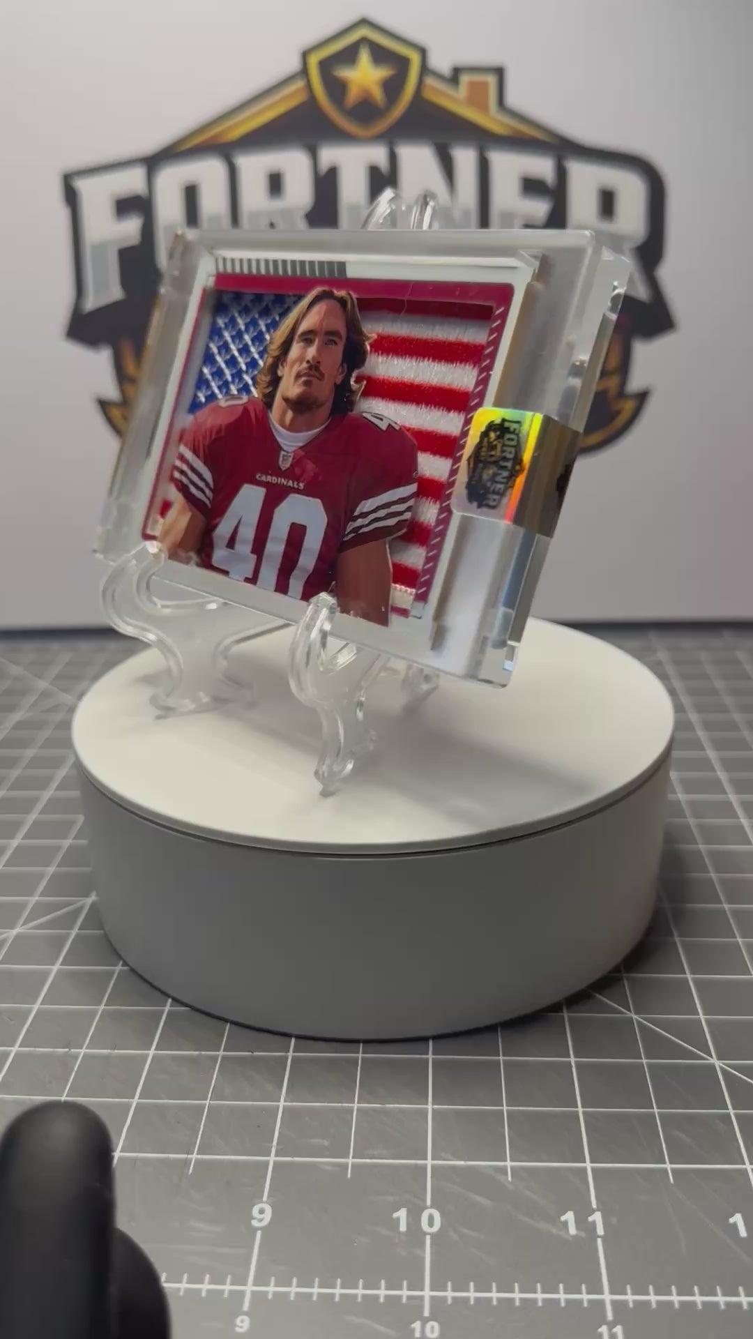 Pat Tillman| Cardinals| 1/1 Custom Card | American Hero Edition