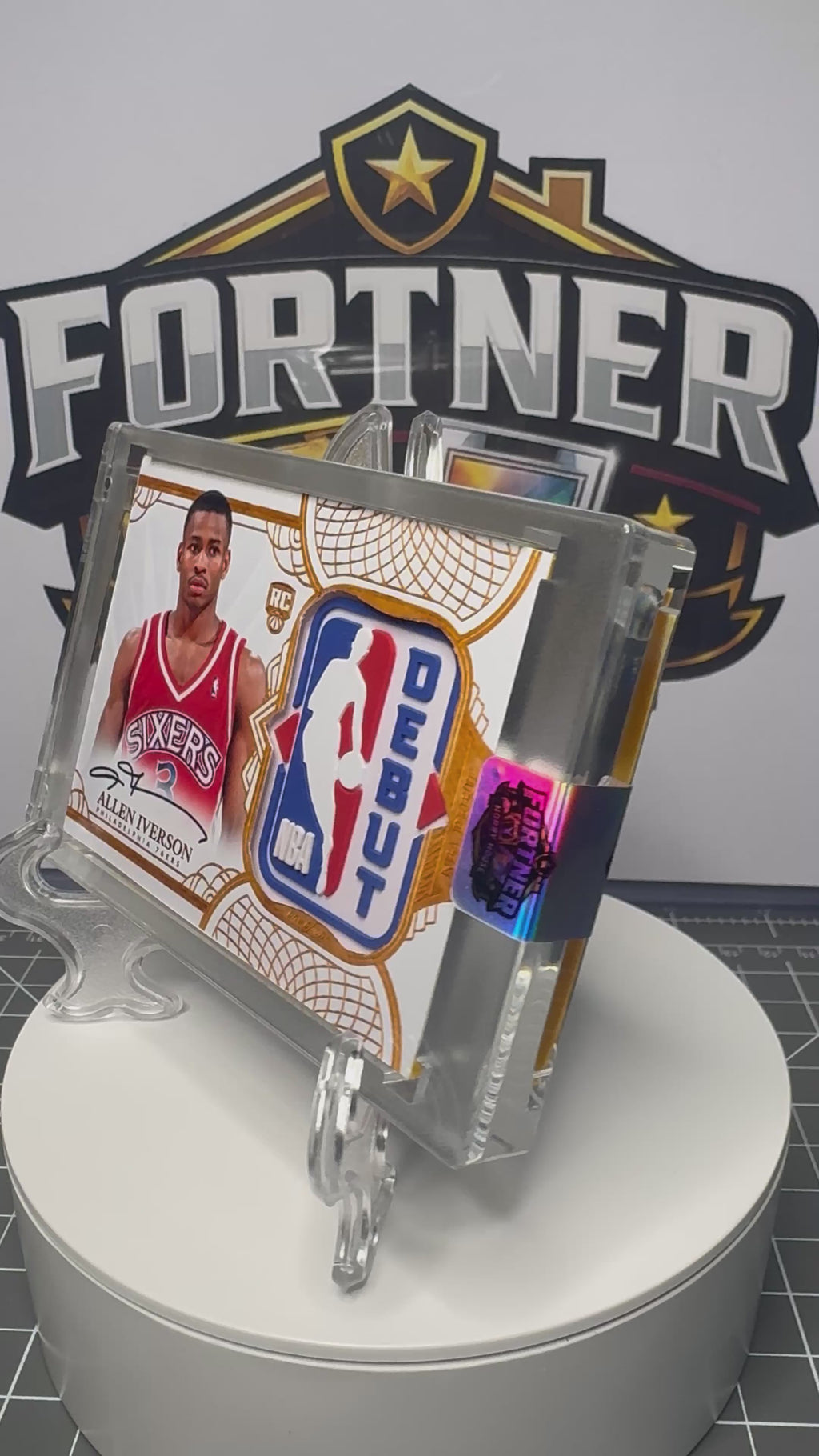 Allen Iverson | Philadelphia 76ers | Custom Card | NBA Debut Edition