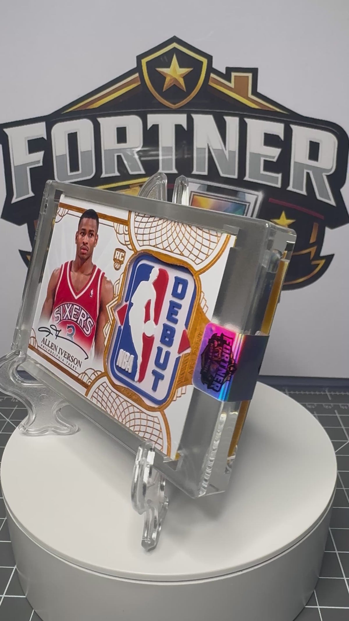 Allen Iverson | Philadelphia 76ers | Custom Card | NBA Debut Edition