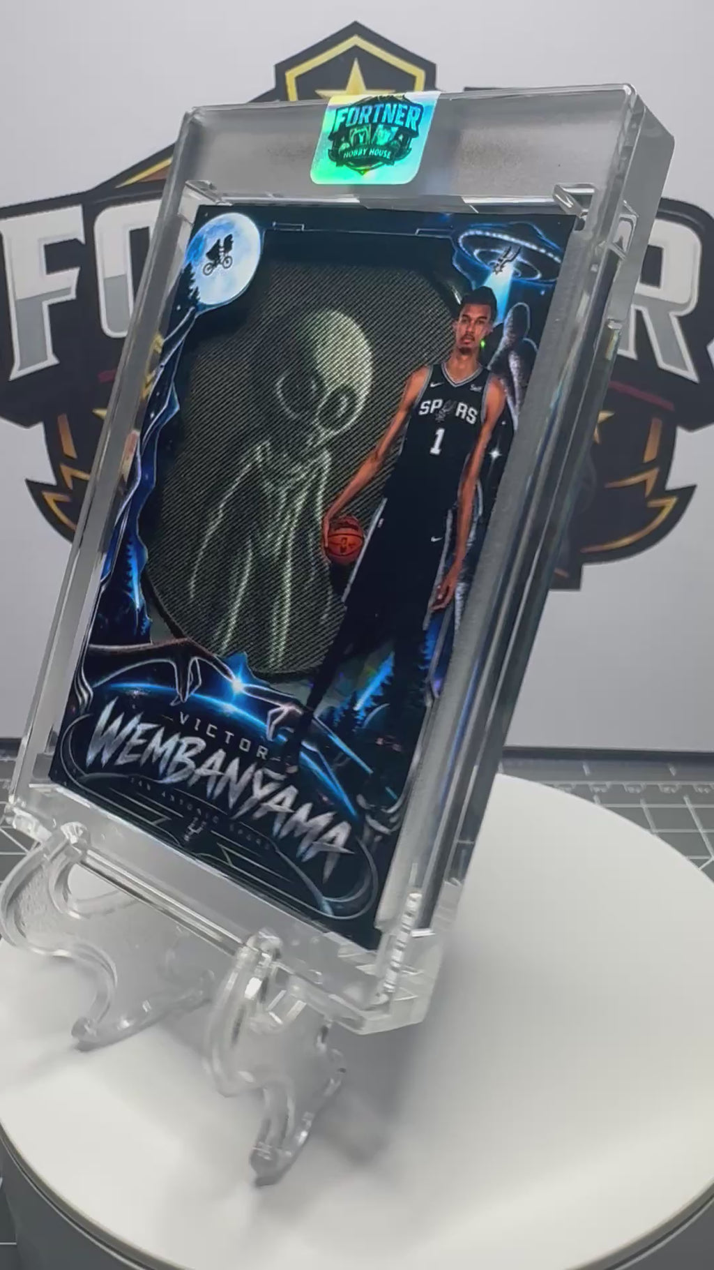 Victor Wembanyama | San Antonio Spurs | 1/1 Custom Card | ET Edition