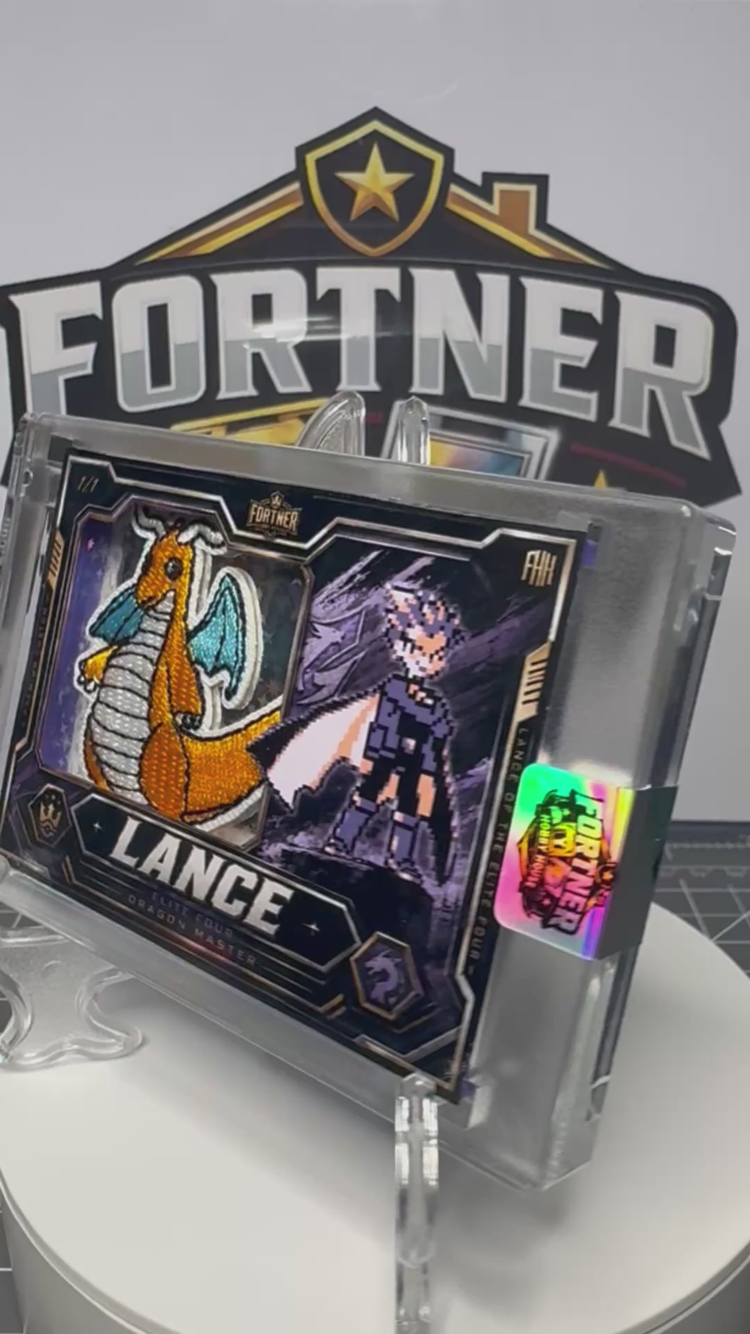 Lance | Elite Four | 1/1 Custom Card | Dragon Master Edition