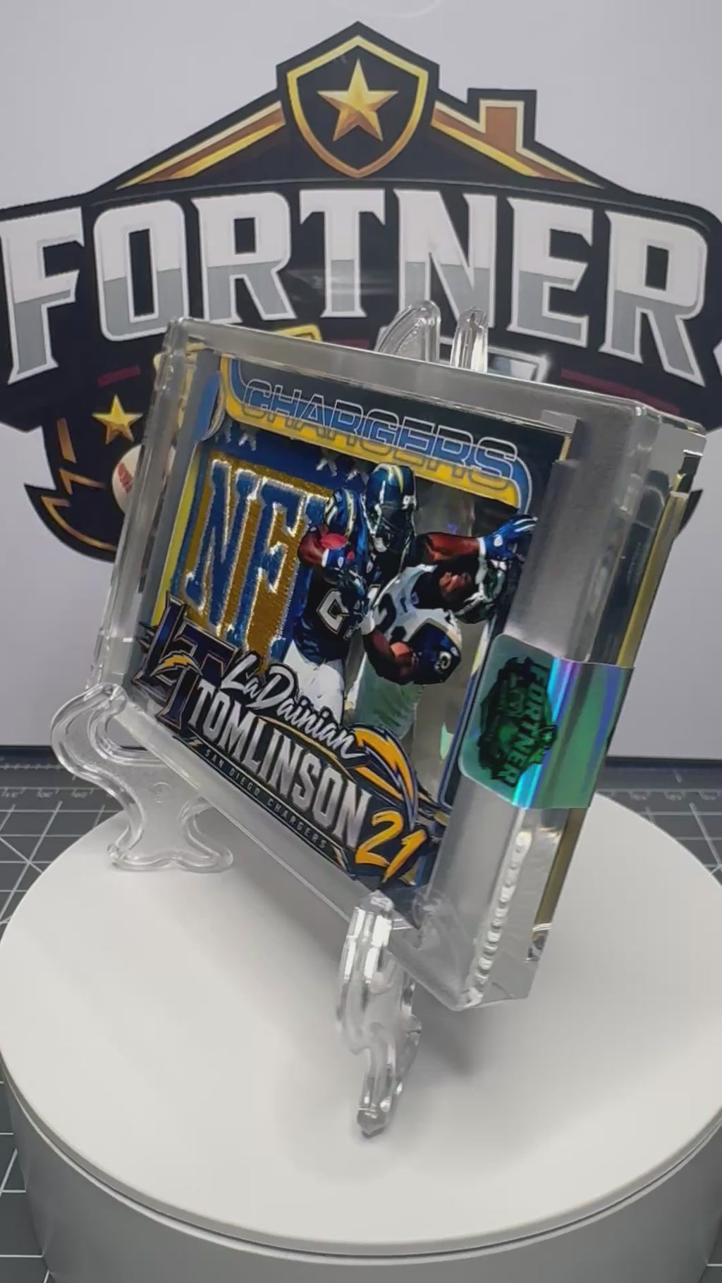 LaDainian Tomlinson | San Diego Chargers | 1/1 Custom Card | Lightning Speed Edition
