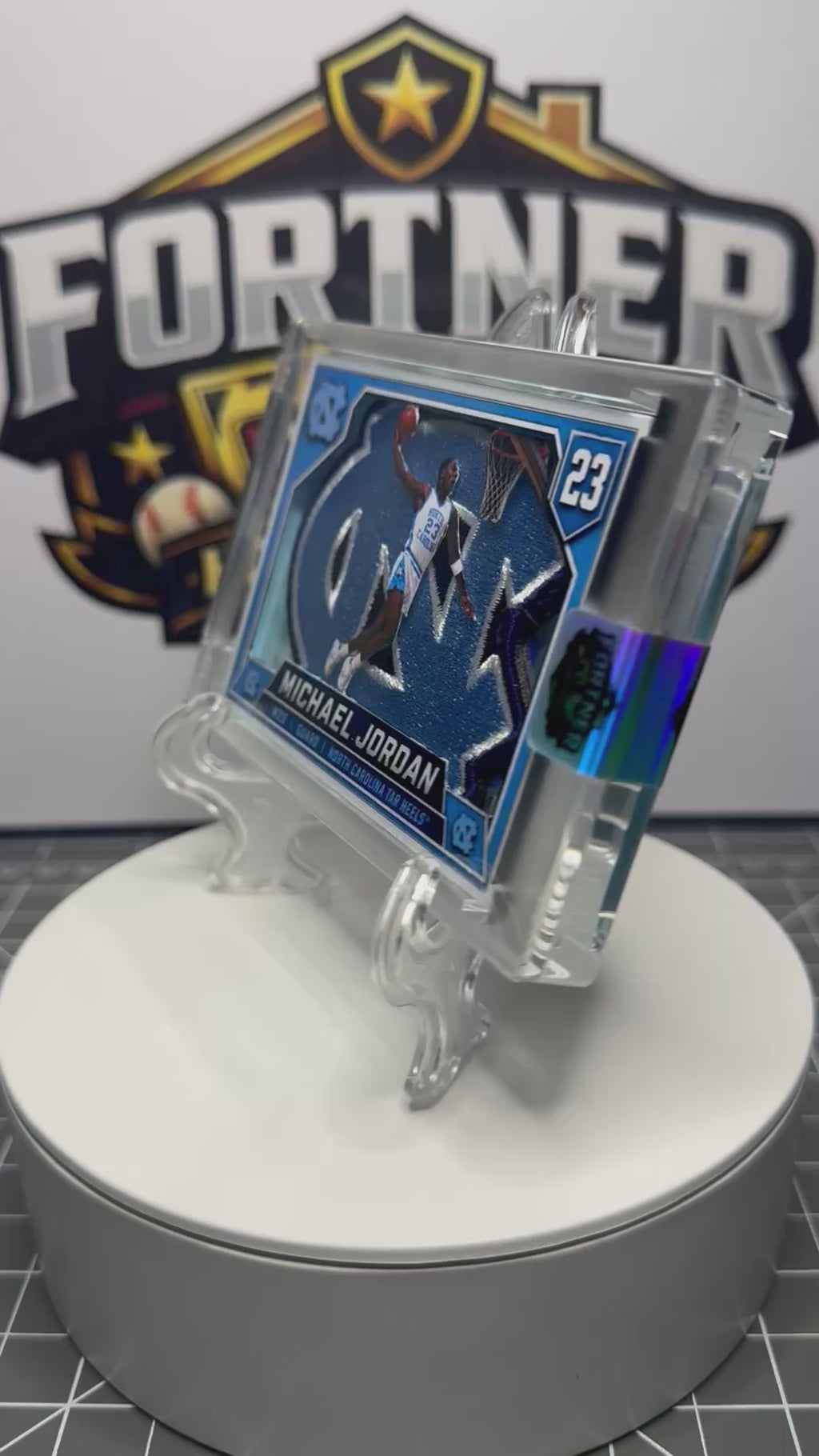 Michael Jordan | North Carolina Tar Heels | 1/1 Custom Card | Flight Edition