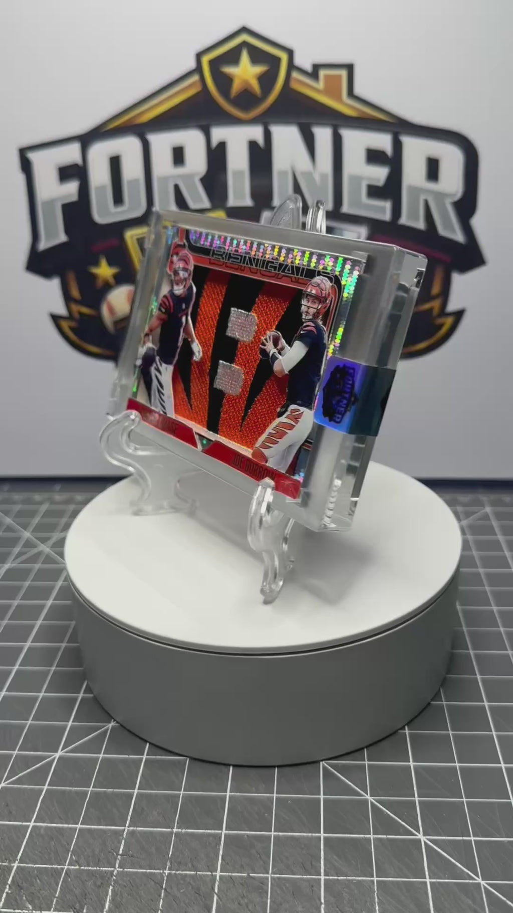 Joe Burrow & Ja'Marr Chase | Bengals | 1/1 Custom Card | Dynamic Duo Edition