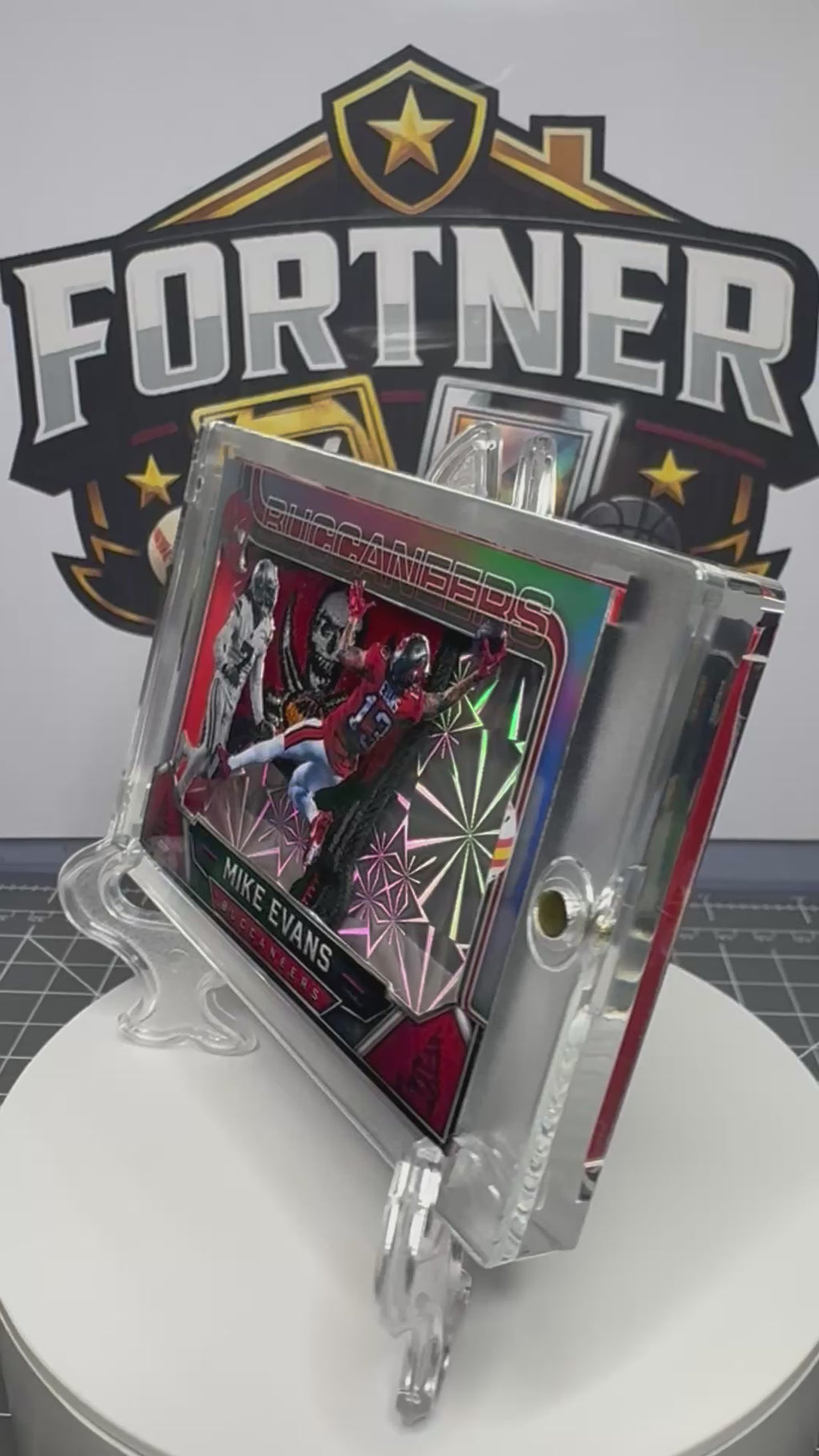 Mike Evans | Tampa Bay Buccaneers | 1/1 Custom Card | One-Handed Grab Edition