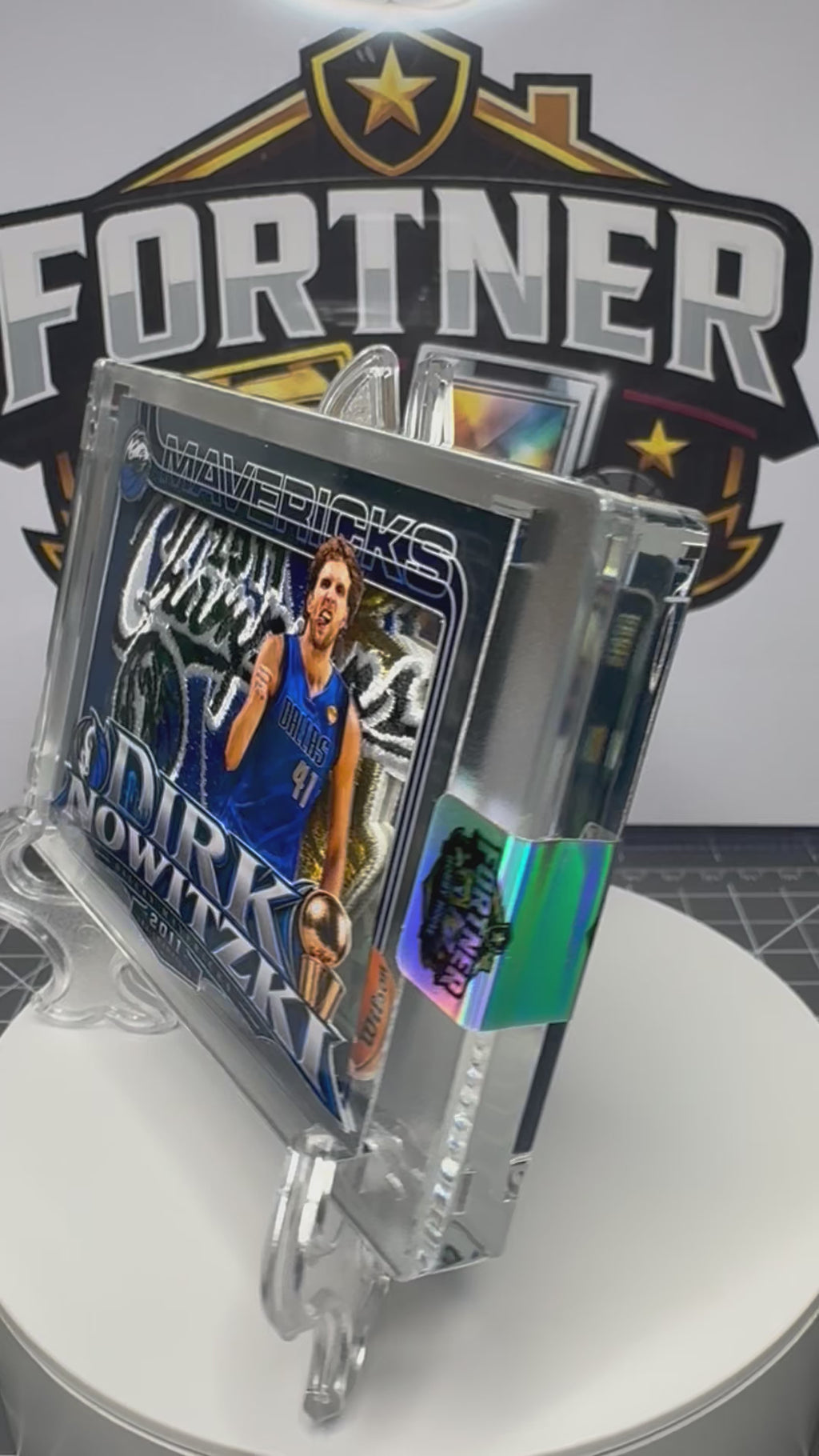 Dirk Nowitzki | Dallas Mavericks | 1/1 Custom Card | 2011 NBA Champion