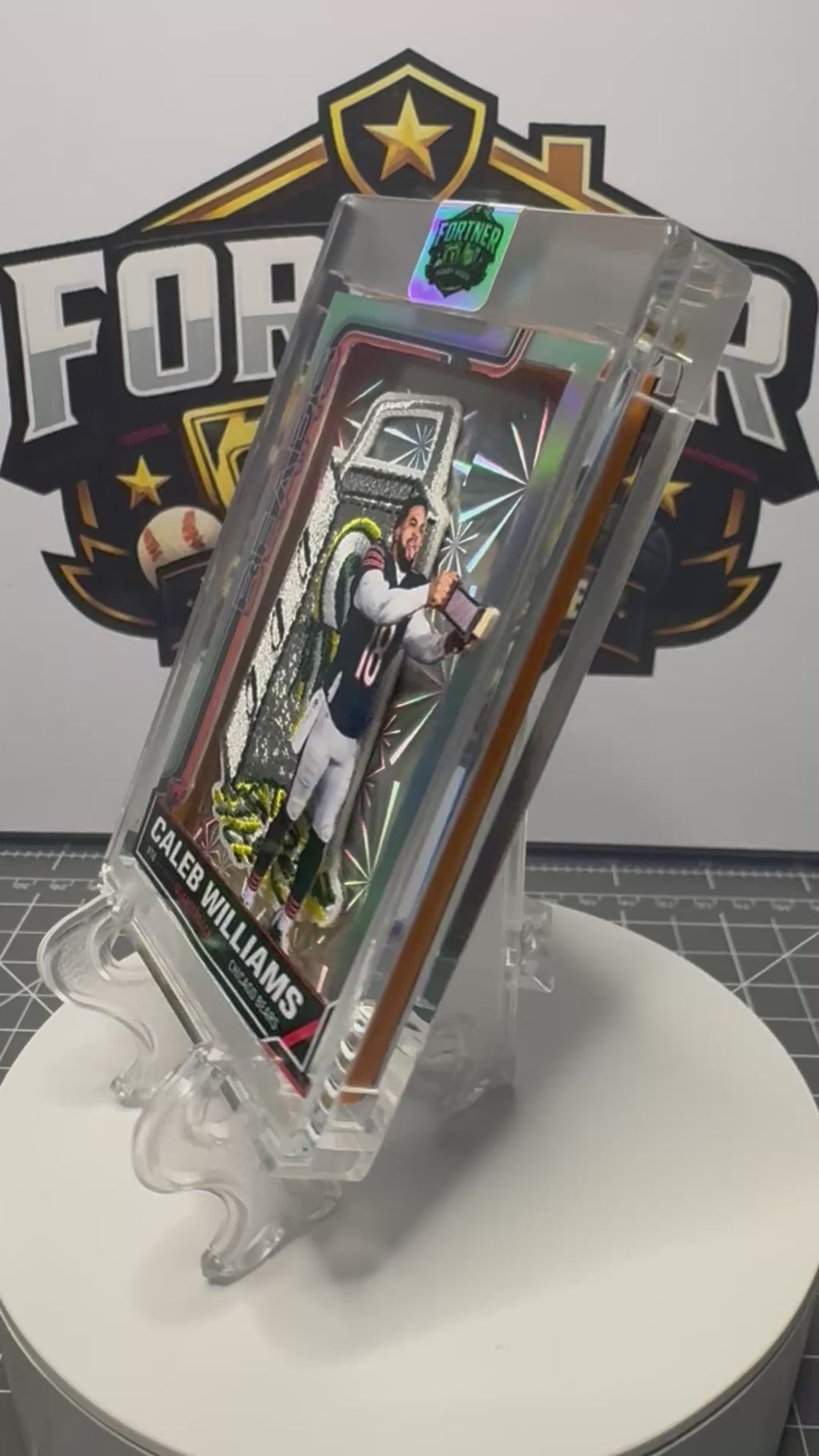 Caleb Williams | Chicago Bears | 1/1 Custom Card | Cheese Grater Edition