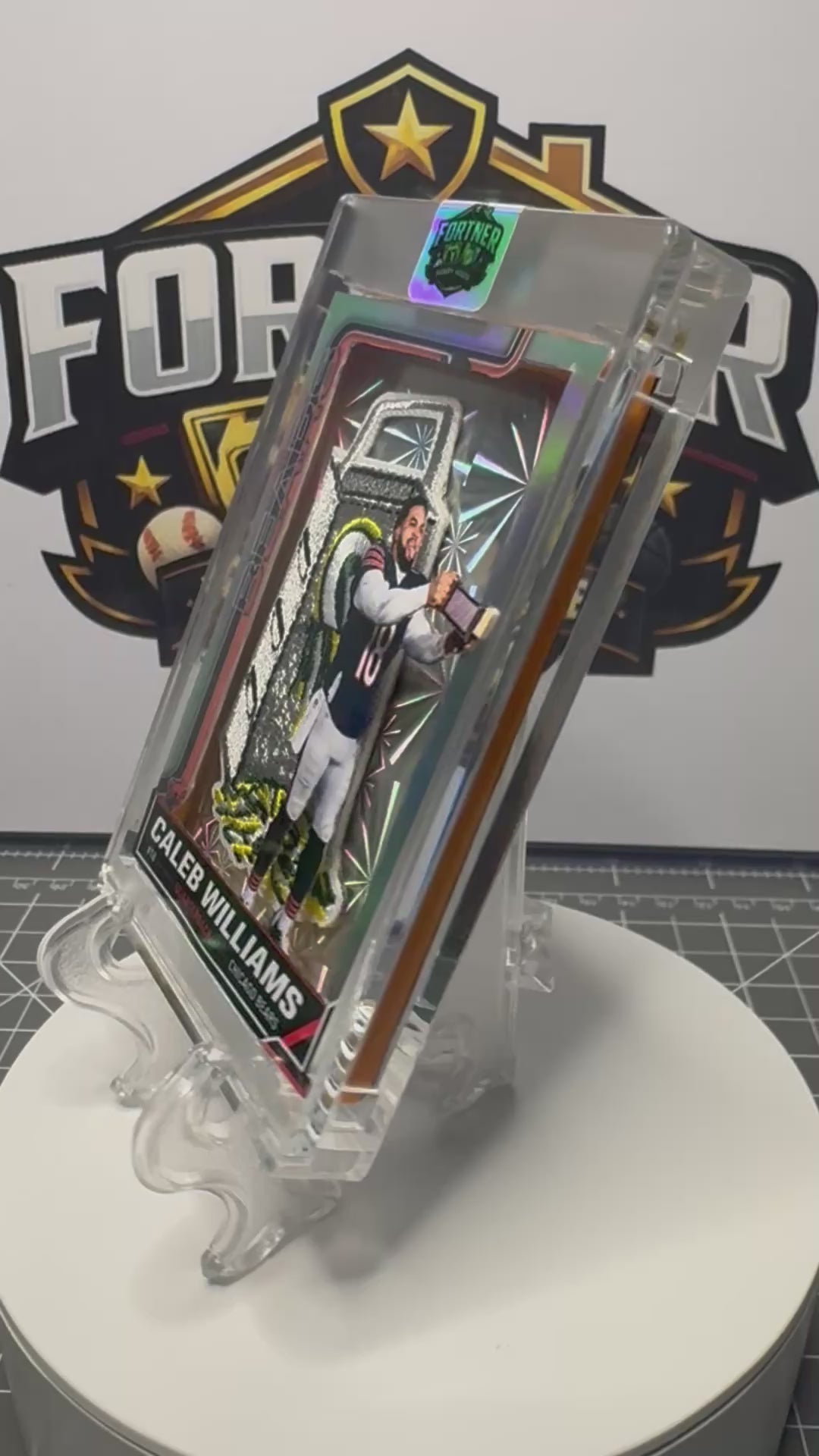 Caleb Williams | Chicago Bears | 1/1 Custom Card | Cheese Grater Edition
